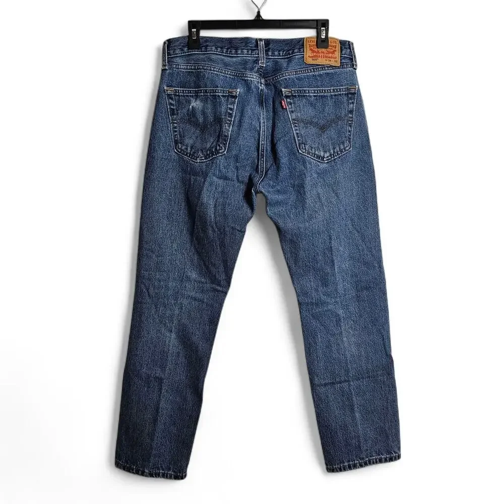 Levi Jeans Men's 505 Cotton Denim 34x32 Classic Cowboy